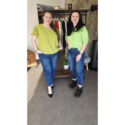 strečové balonové džíny pro všechny velikosti dámské