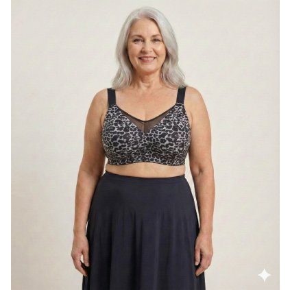 nadměrná podprsenka zvířecí vzor