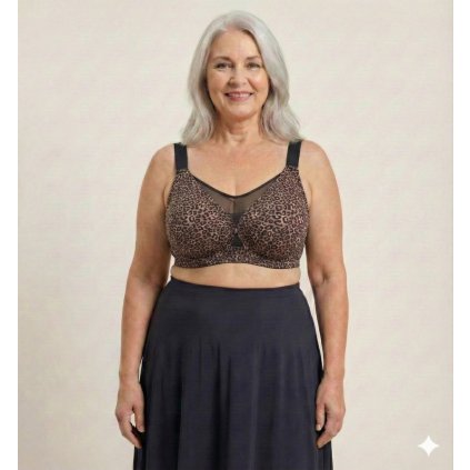 nadměrná podprsenka zvířecí vzor