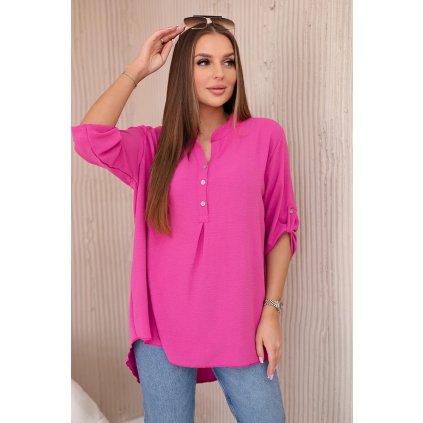 Halenka s prodlouženým zadním dílem fuchsie (Velikost universal, Barva Fuchsie)