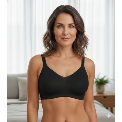 bezešvá podprsenka černá