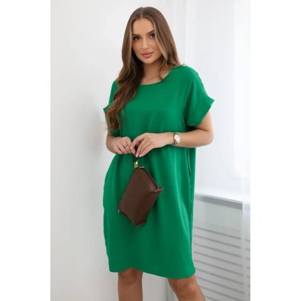 krátké zelené šaty