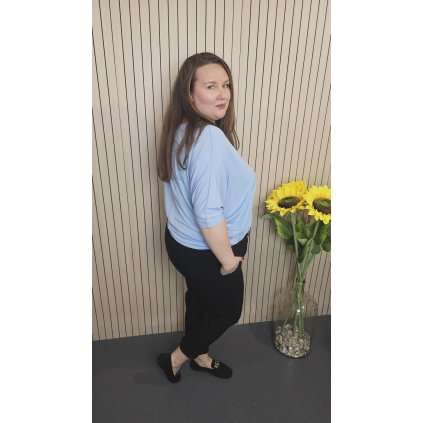 oversize triko do velikosti 3XL modré