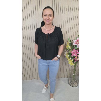 Elegantní dámská tunika IDA černá