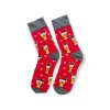 Pánské vánoční ponožky pivo červené