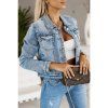 Pohodlná dámská džínová bunda s lichotivým střihem
