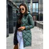 Dámská prošívaná parka STAY – pohodlí a elegance zelená