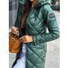 Dámská prošívaná parka STAY – pohodlí a elegance zelená