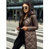 Dámská prošívaná parka STAY – pohodlí a elegance hnědá