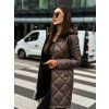 Dámská prošívaná parka STAY – pohodlí a elegance hnědá