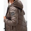 Dámská prošívaná parka STAY – pohodlí a elegance hnědá