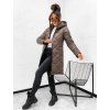 Dámská prošívaná parka STAY – pohodlí a elegance hnědá