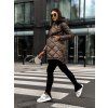 Dámská prošívaná parka STAY – pohodlí a elegance hnědá