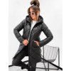Dámská prošívaná parka STAY – pohodlí a elegance černá