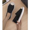 černé espadrilky
