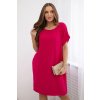 lehké krátké šaty fuchsia