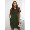 lehké krátké šaty khaki