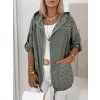 dámská letní košile na zip khaki