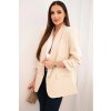 Dámské elegantní sako/barvy (Velikost universal, Barva Ecru)