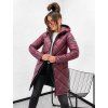 Dámská prošívaná parka STAY – pohodlí a elegance vínová