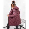Dámská prošívaná parka STAY – pohodlí a elegance vínová