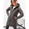 Dámská prošívaná parka STAY – pohodlí a elegance tmavě hnědá