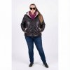 podzimní krátká bunda plussize černá