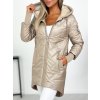 prošívaná podzimní bunda béžová