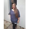 plussize svetřík modrý