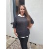 plussize svetřík černý
