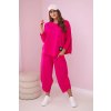 Komplet mikina + kalhoty fuchsie (Velikost universal, Barva Fuchsie)