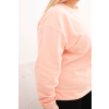 Dámská plussize basic mikina s kulatým výstřihem/BARVY