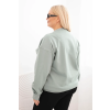 Dámská plussize basic mikina s kulatým výstřihem/BARVY