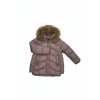 zimní bunda s kapucí pro ženy nejen 50+60+70+ hnědá