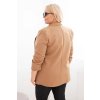 Dámské sako s podšívkou XL/2XL camel (Velikost XL/XXL, Barva Camelová)