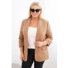 Dámské sako s podšívkou XL/2XL camel (Velikost XL/XXL, Barva Camelová)