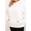 Dámská mikina s kapucí a klokaní kapsou Plus Size z bavlny/BARVY (Velikost XL, Barva Černá)