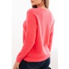 Dámský svetr z baby alpaky s dlouhým rukávem růžový (Velikost universal, Barva Růžová)