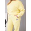 Dámská bavlněná plussize souprava žlutá (Velikost universal, Barva Žlutý)