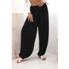 Dámské harémové kalhoty černé (Velikost universal, Barva Černá)
