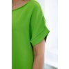Basic šaty s kapsami světle zelené (Velikost universal, Barva Světle zelená)