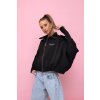 jarní bundička v moderním bomber střihu černá