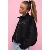 jarní bundička v moderním bomber střihu černá