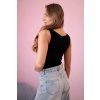 Dámské basic tílko černé (Velikost universal, Barva Černá)