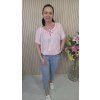 volnočasová tunika růžová