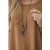 Halenka oversize s přívěskem camel (Velikost universal, Barva Camelová)