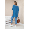 Halenka oversize s přívěskem Jeans (Velikost universal, Barva Džíny)