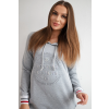 Šaty Brooklyn šedé (Velikost universal, Barva Grey)