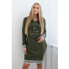 Šaty Brooklyn khaki (Velikost universal, Barva Khaki)