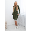 Šaty Brooklyn khaki (Velikost universal, Barva Khaki)